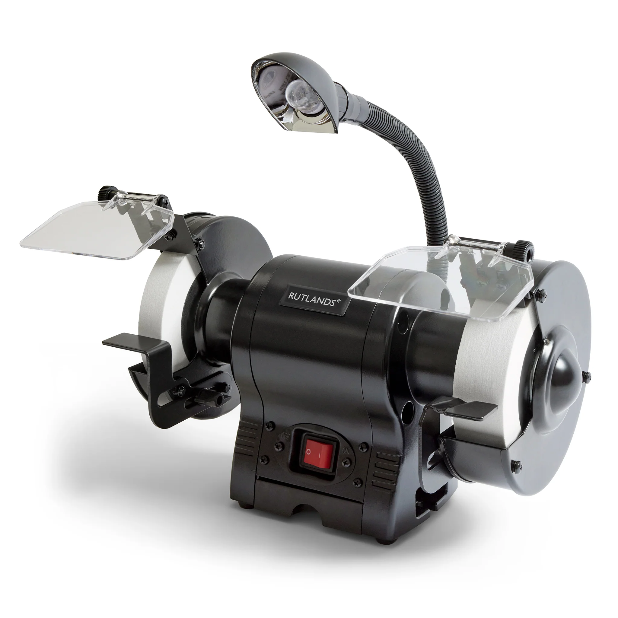 Bench Grinder with Wide Aluminium Oxide Wheel - 150mm - Image 2