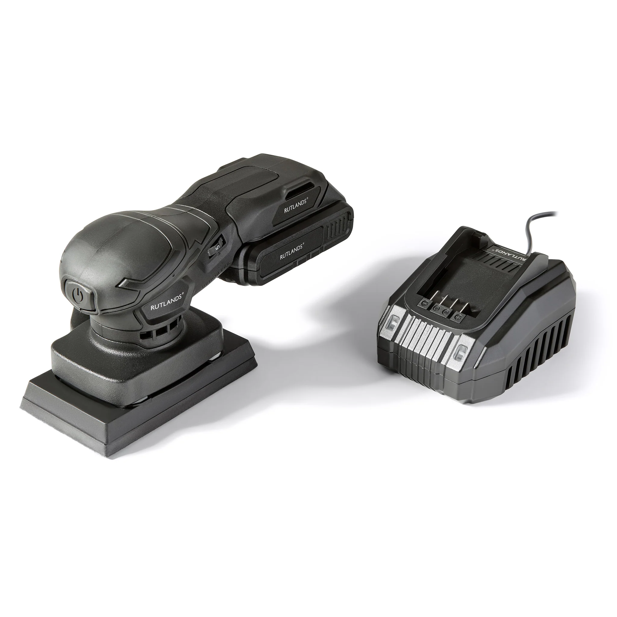 Brushless Cordless 20V Palm Orbital Sander - 81mm x 133mm, 1.5mm Orbit - Image 3