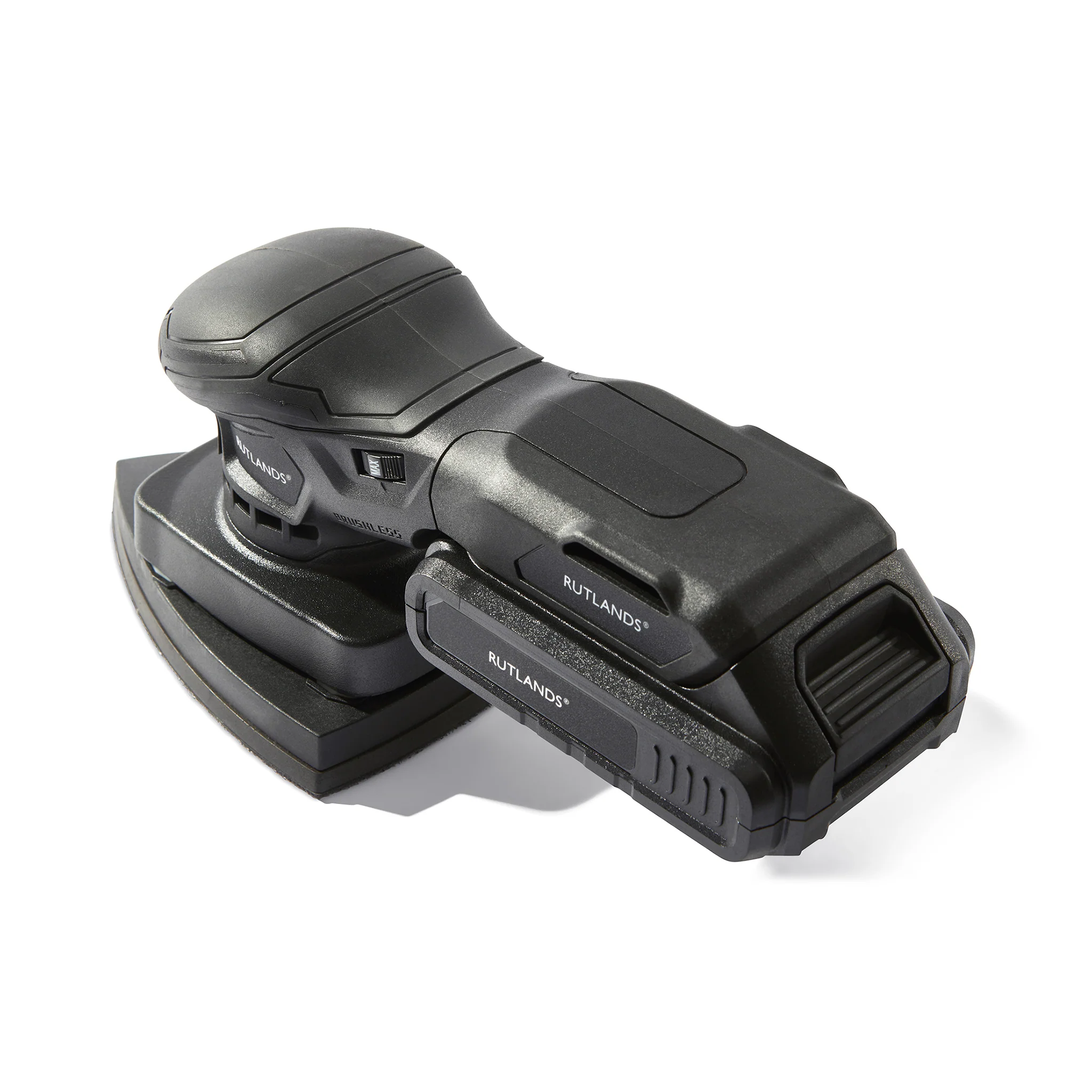 Brushless Cordless 20V Delta Orbital Sander - 100mm x 152mm, 1.5mm Orbit - Image 5