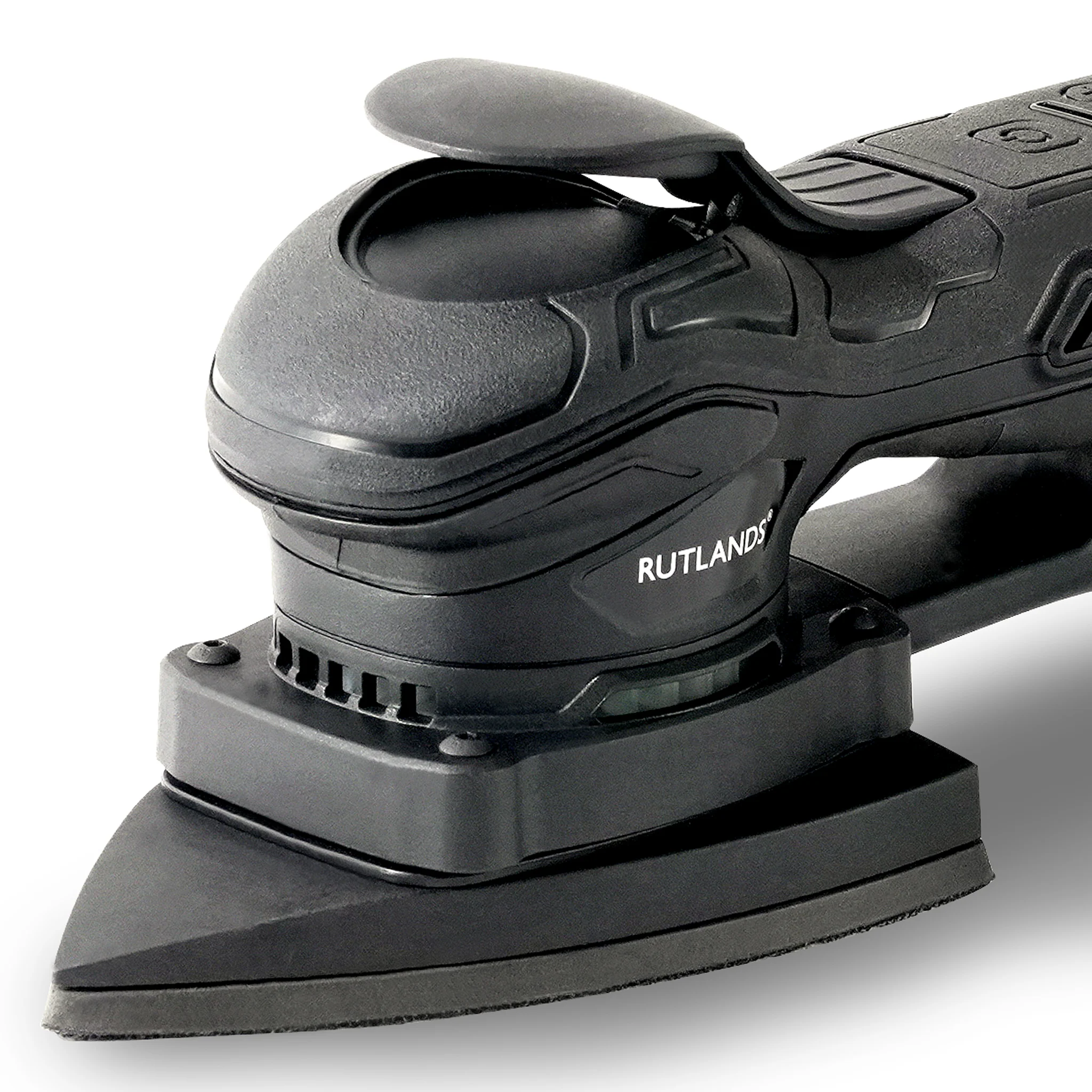 Brushless Delta Orbital Sander - 100mm x 152mm, 3.0mm Orbit with 100 Net Abrasive Sheets & Storage Case - Image 6