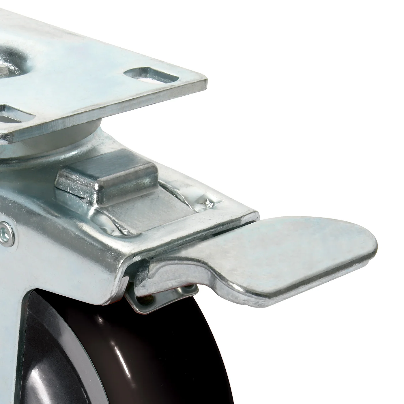 Castors with Brake - 100mm - Pack of 4 - Image 4