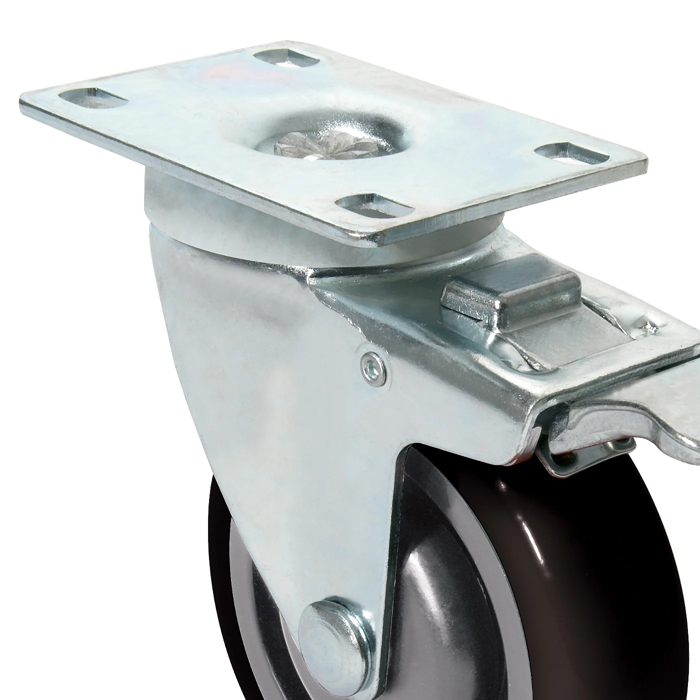 Castors with Brake - 75mm - Pack of 4 - Image 5