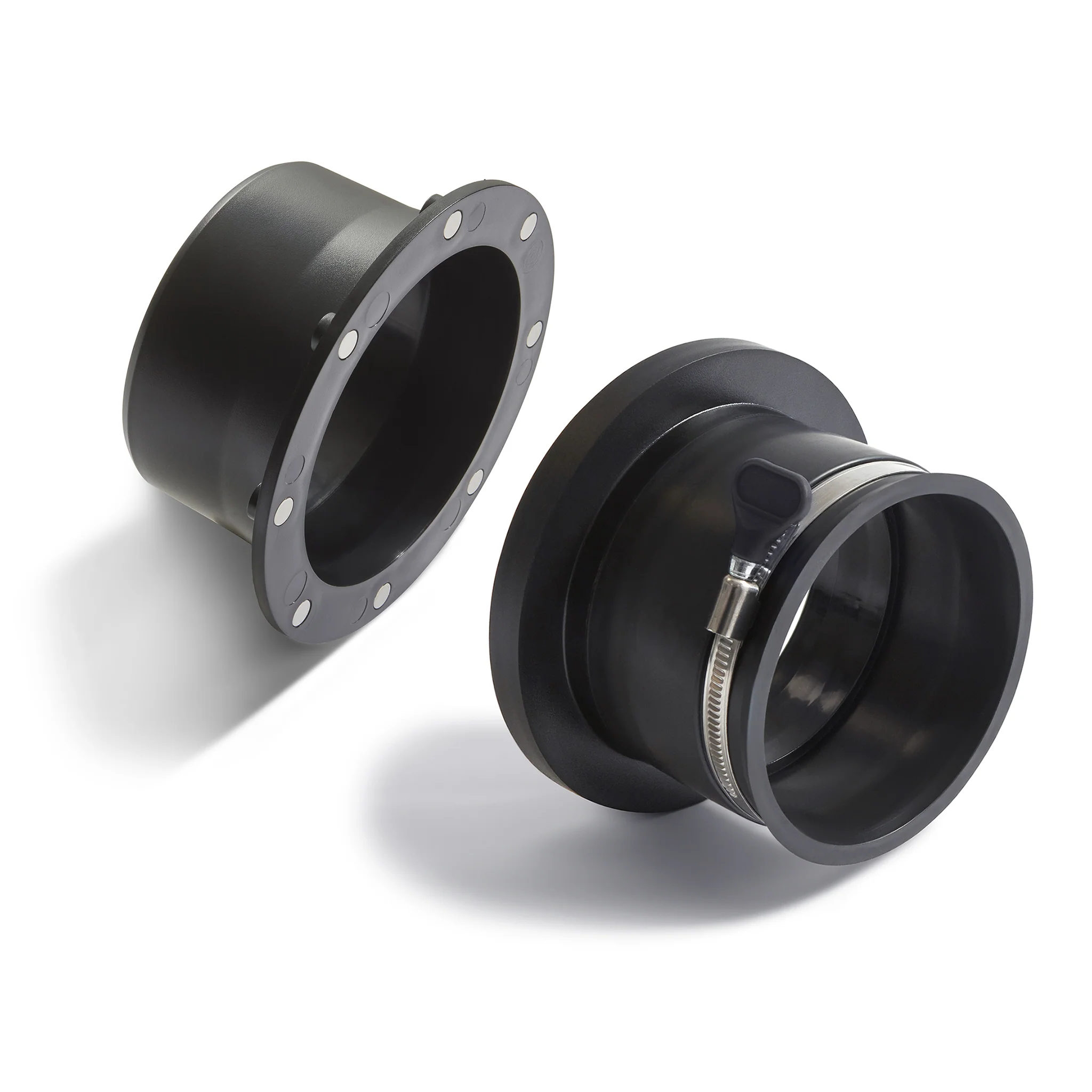 Dust Extraction Hose Magnetic Coupling Kit with Rubber Cuffs - 100mm to 100mm - Image 2