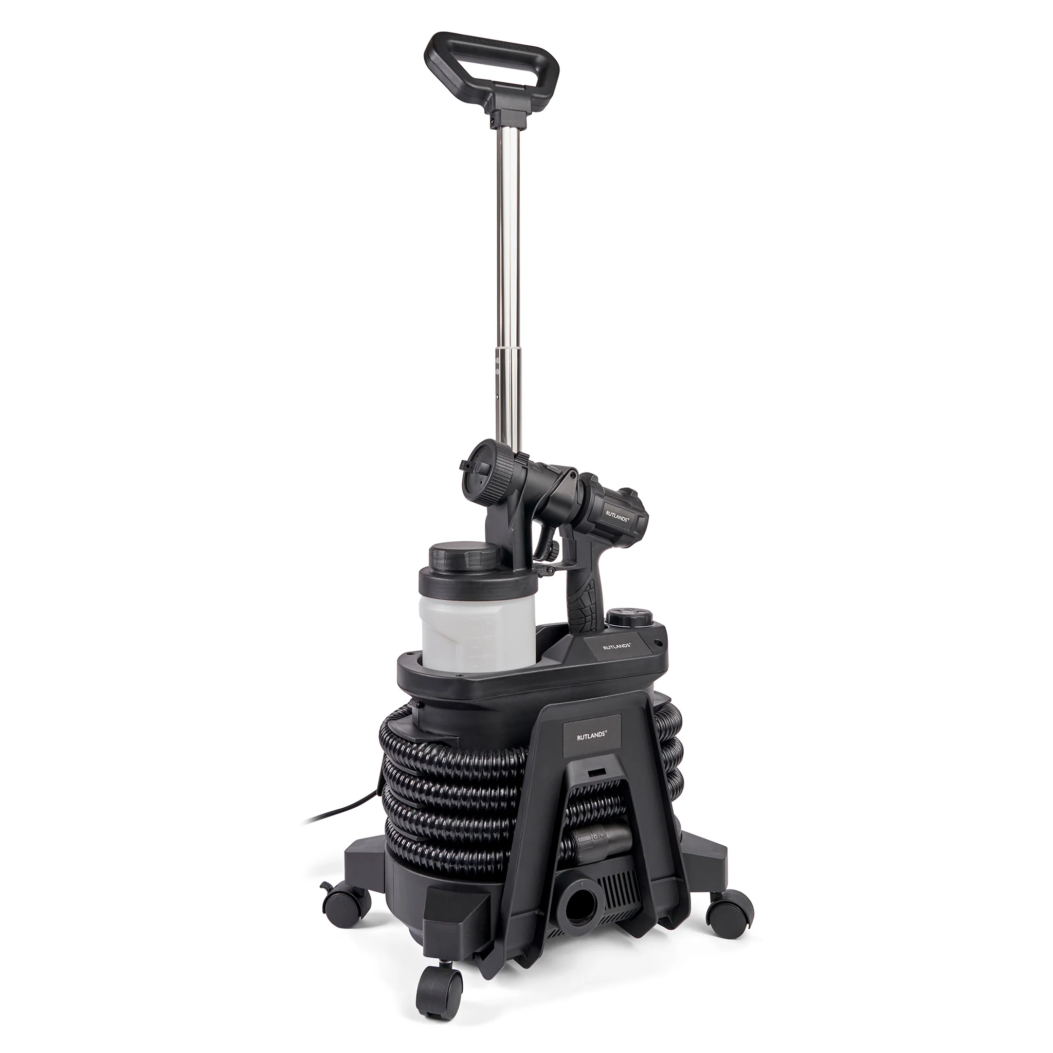 HVLP Paint Sprayer with Adjustable Pressure and Trolley - Image 3