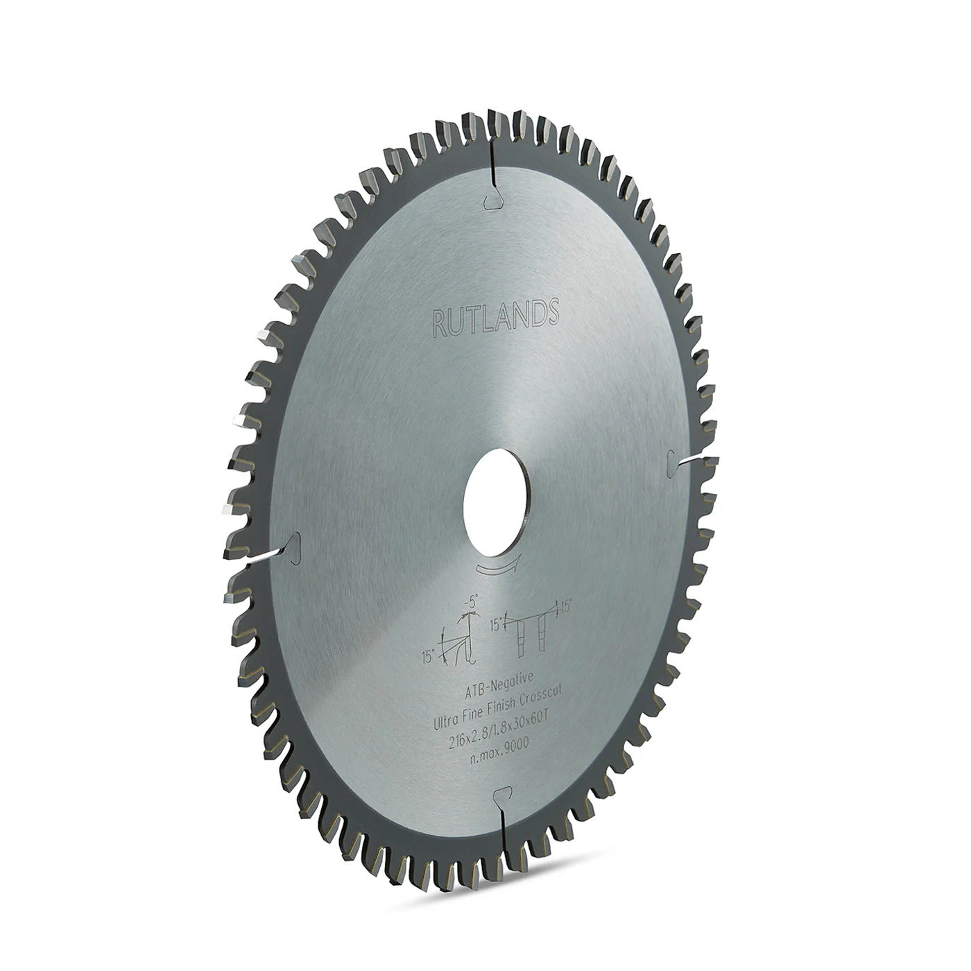 Mitre Saw Blade - Ultra Fine Finish  - 216mm x 60T x 30mm - Image 3