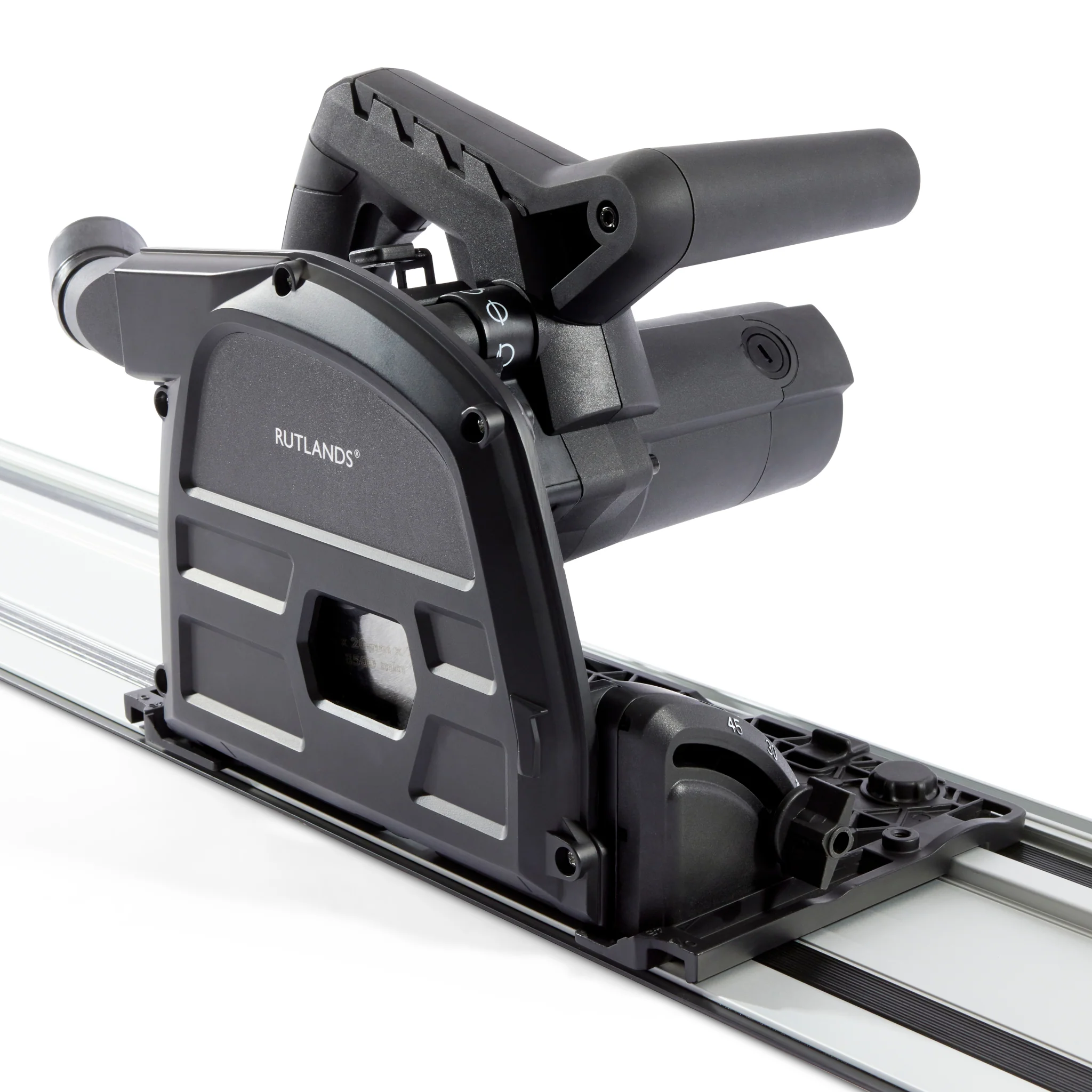 Plunge Saw with 2 x 1.4m Guide Rails