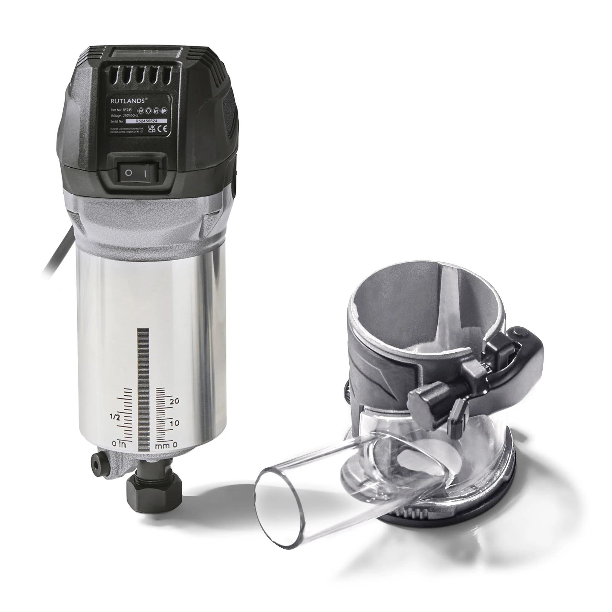 R55 1/4" Router with Intelligent Speed Control and 3 Bases - Image 12