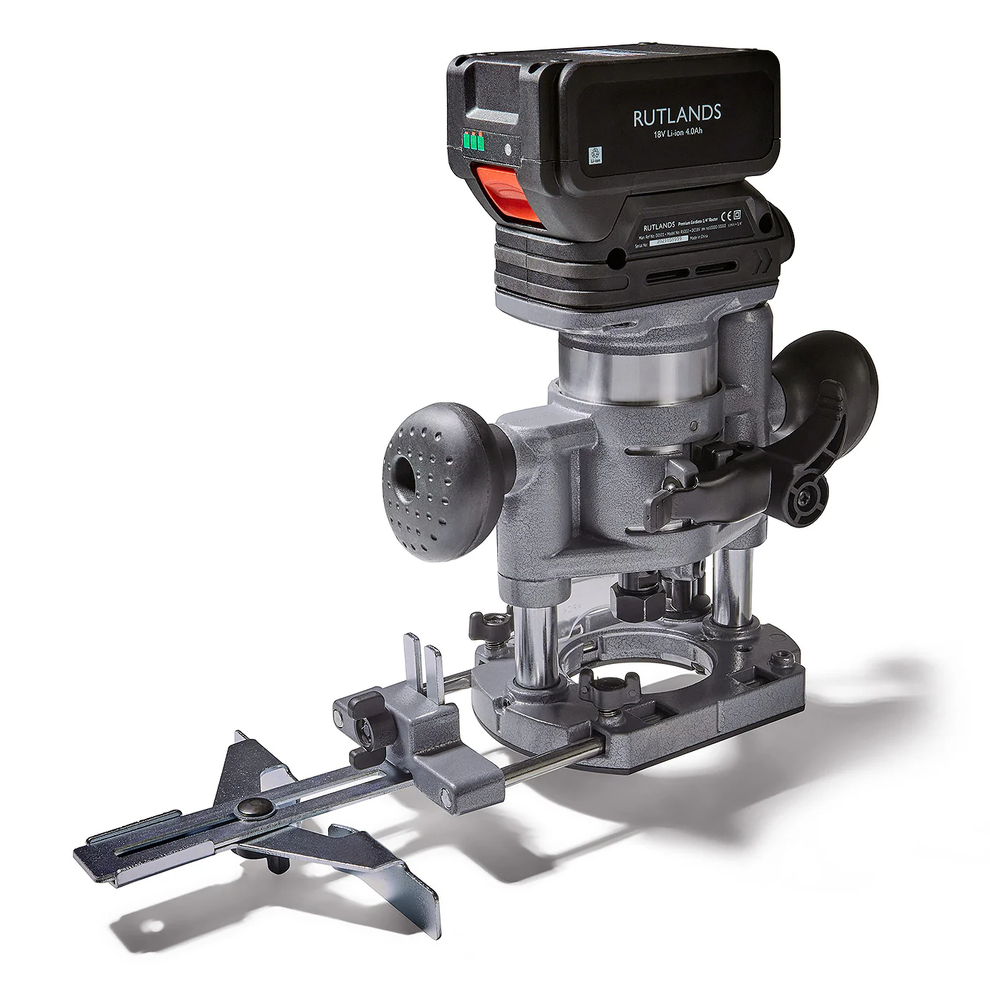 R60 Brushless Cordless 18V 1/4" Router with 3 Bases - Image 5