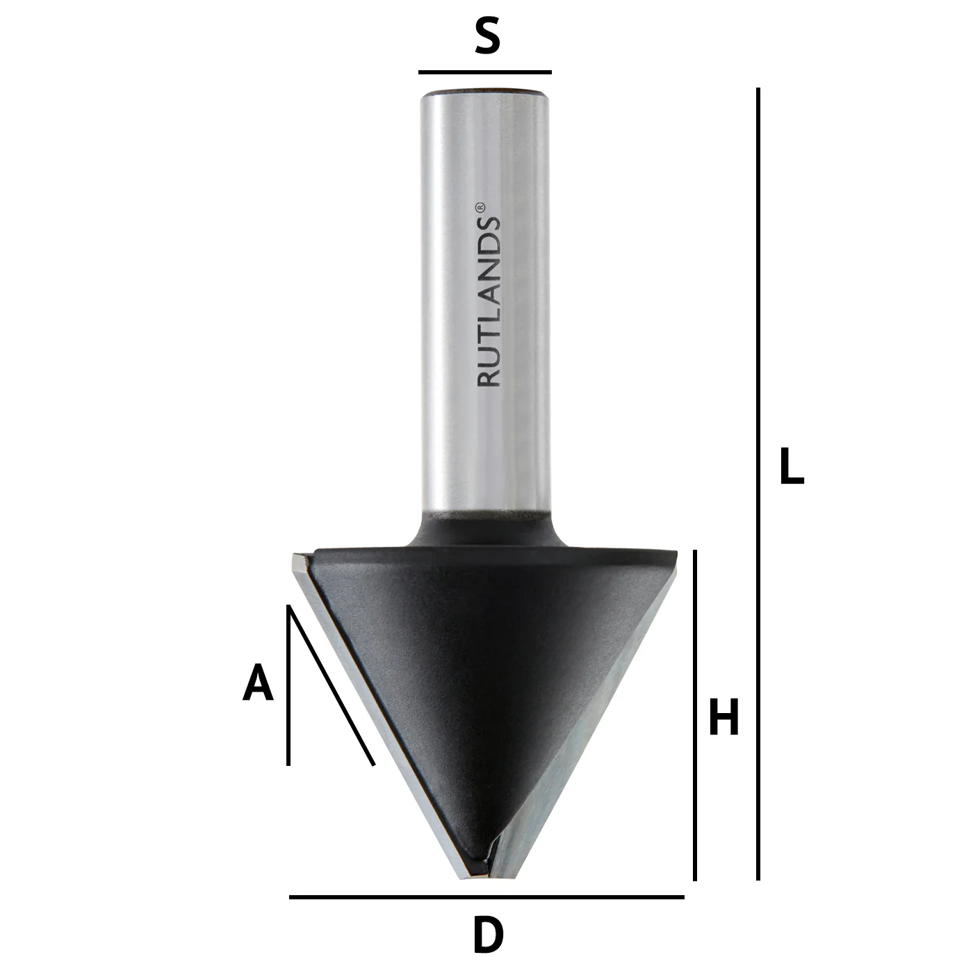 Router Bit - Bevel with End Cutting - Image 3