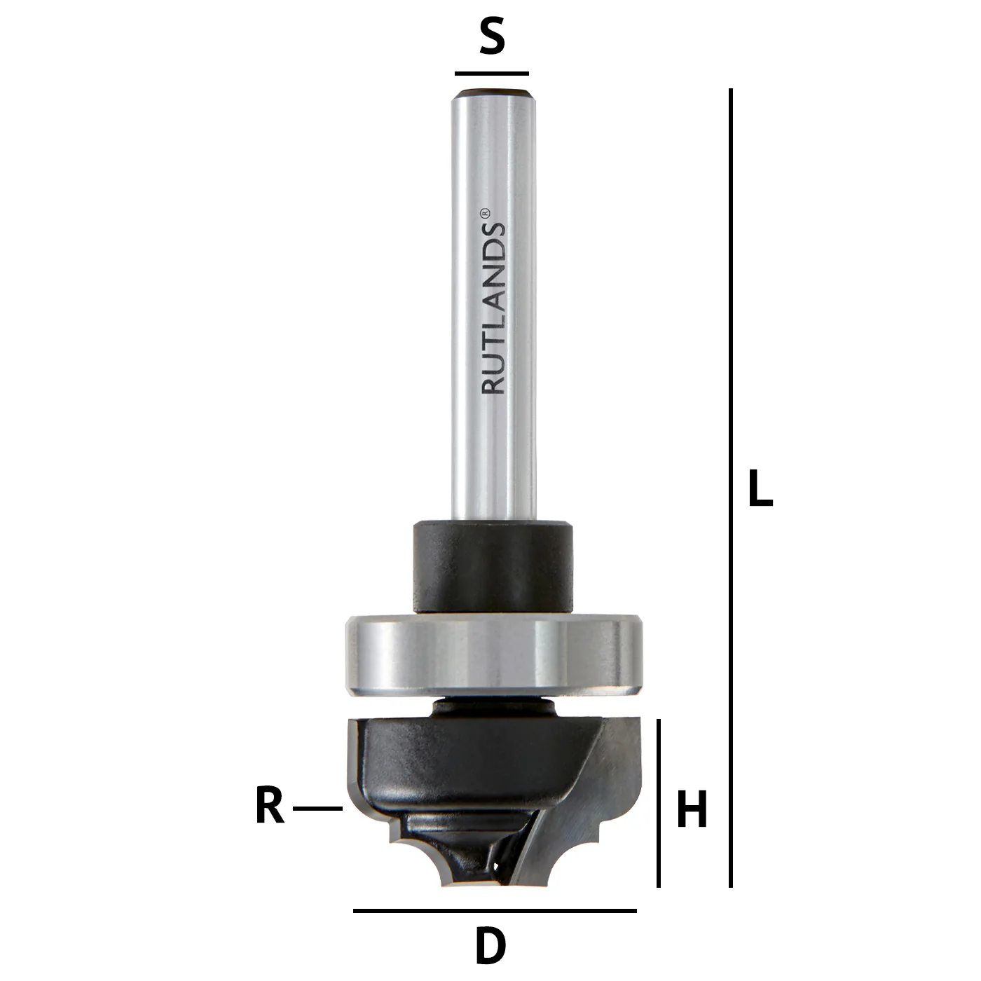 Router Bit - Classical Ogee - D=22mm H=12.7mm R=3.2mm L=59mm S=1/4" - Image 3