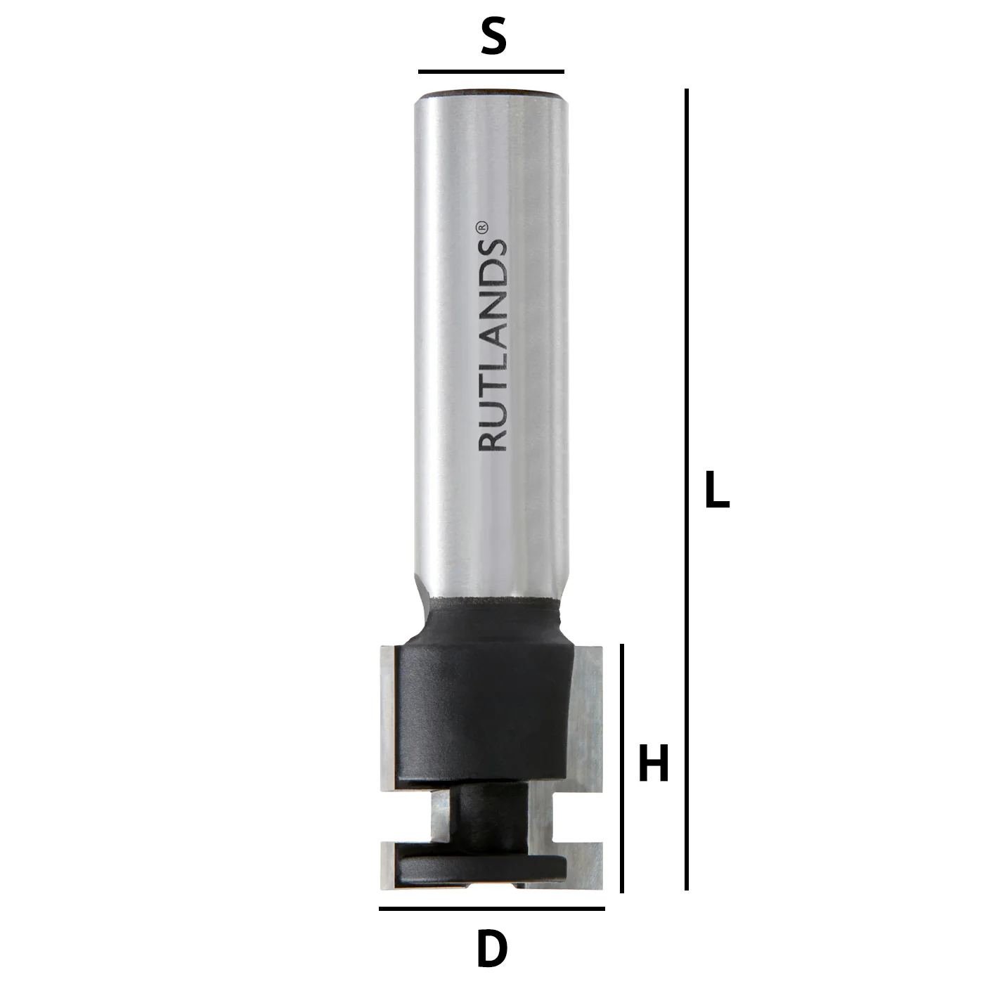 Router Bit - Corner Lock - D=19mm H=18mm L=65mm S=1/2" - Image 3