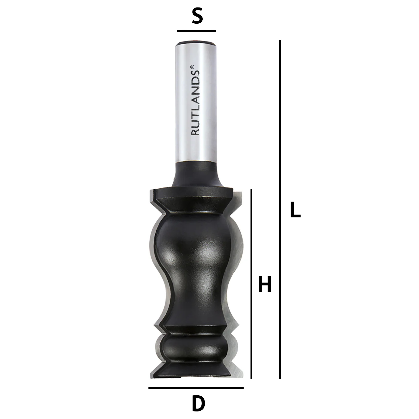 Router Bit - Crown Moulding - D=28.6mm H=57.2mm L=101.6mm S=1/2" - Image 3
