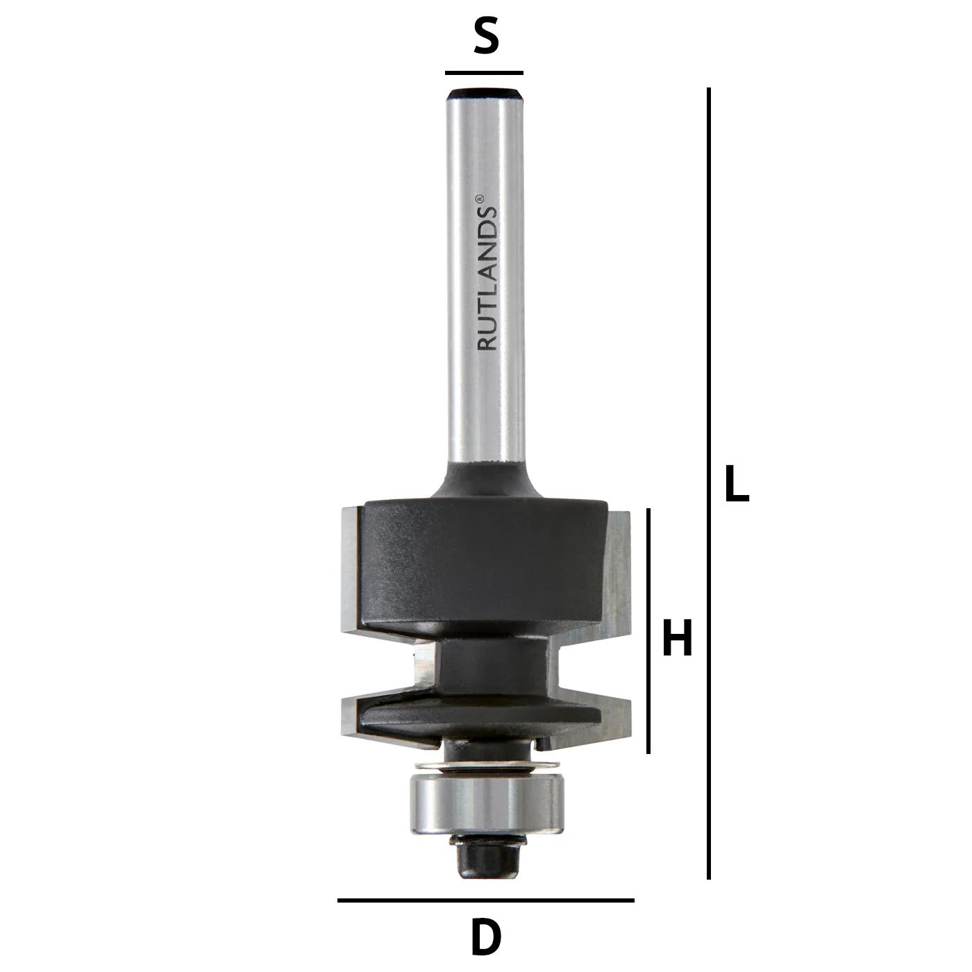 Router Bit - Finger Joint - D=24.6mm H=20mm L=64mm S=1/4" - Image 3