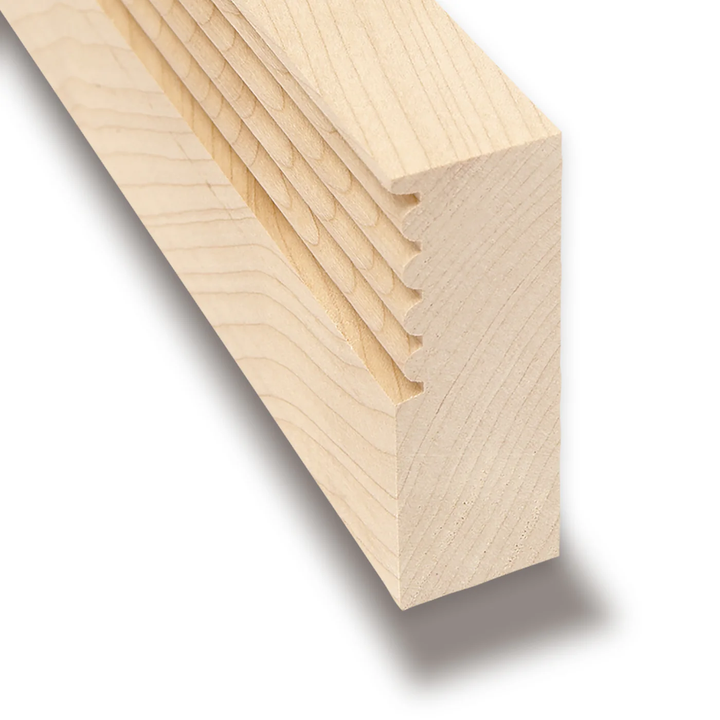 Router Bit - Quadruple Beading - D=22.2mm H=33.3mm R=3.18mm L=87mm S=1/2" - Image 2