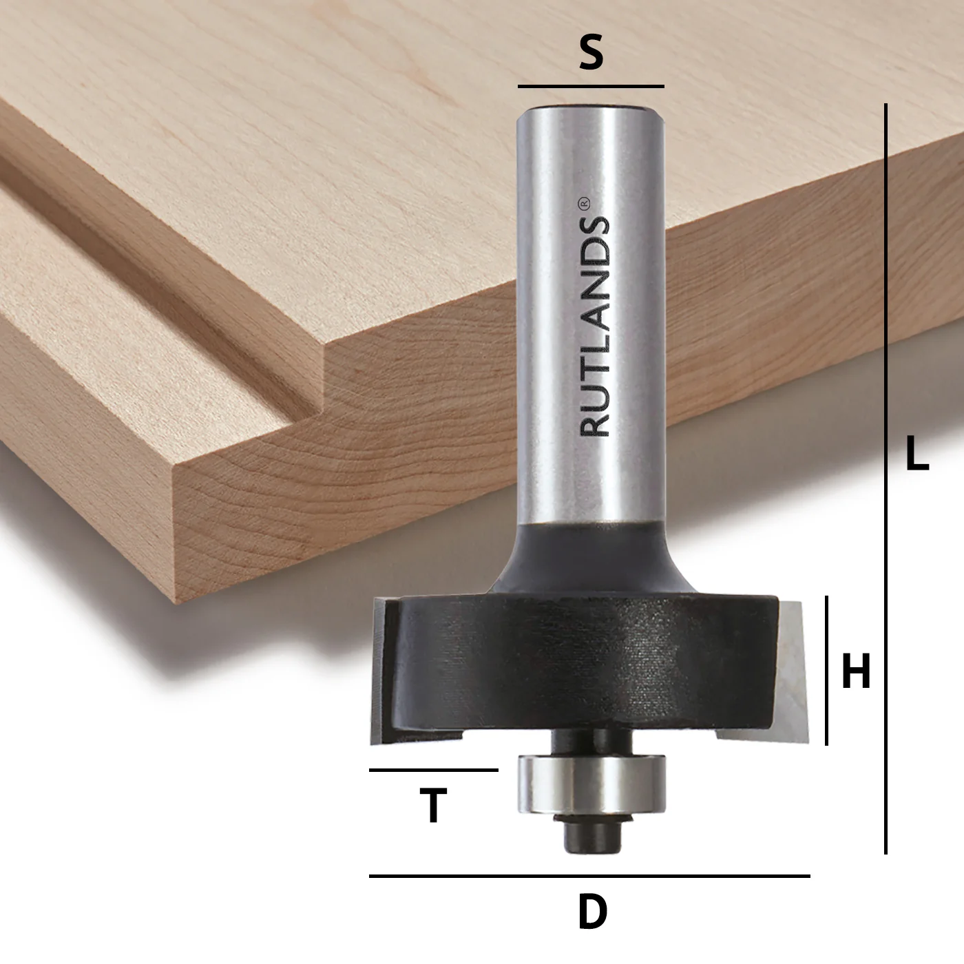 Router Bit - Rabbeting - D=50mm H=20mm T=0 to 20mm L=75mm S=1/2" - Image 3
