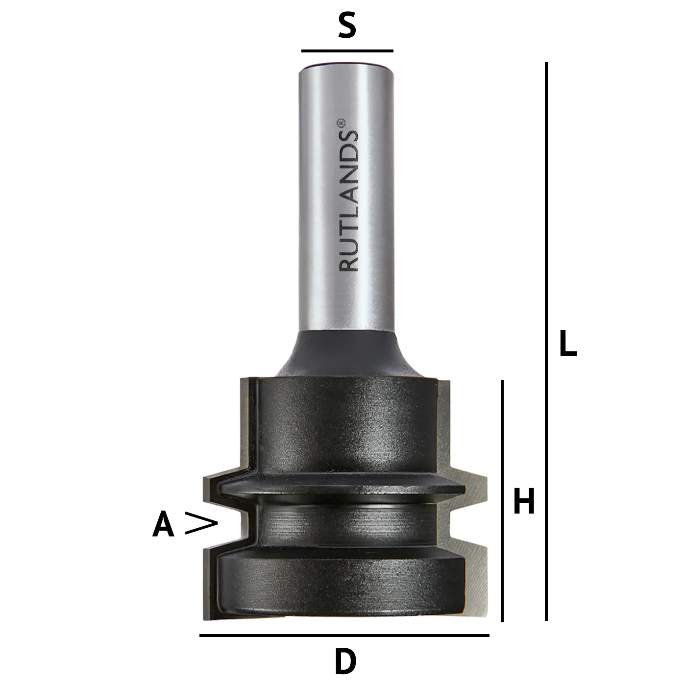 Router Bit - Reversible Glue Joint - D=38mm H=32mm A=30° L=73mm S=1/2" - Image 3