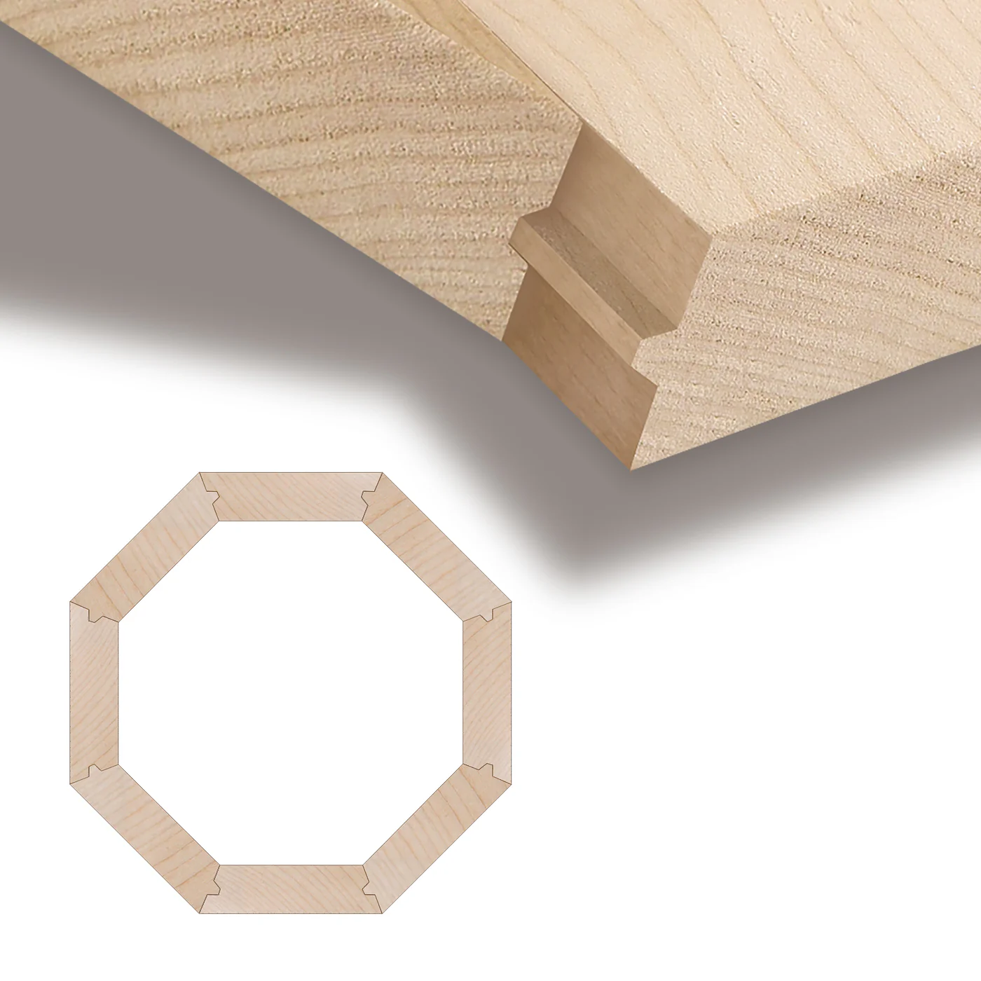 Router Bit Set - 22.5° Lock Mitre - Image 2
