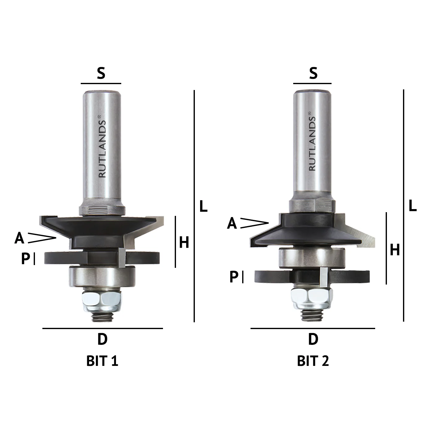 Router Bit Set - Rail & Stile - Bevel - Image 4