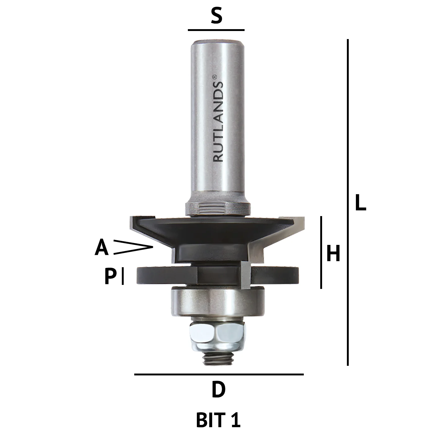 Router Bit Set - Rail & Stile - Bevel - Image 5