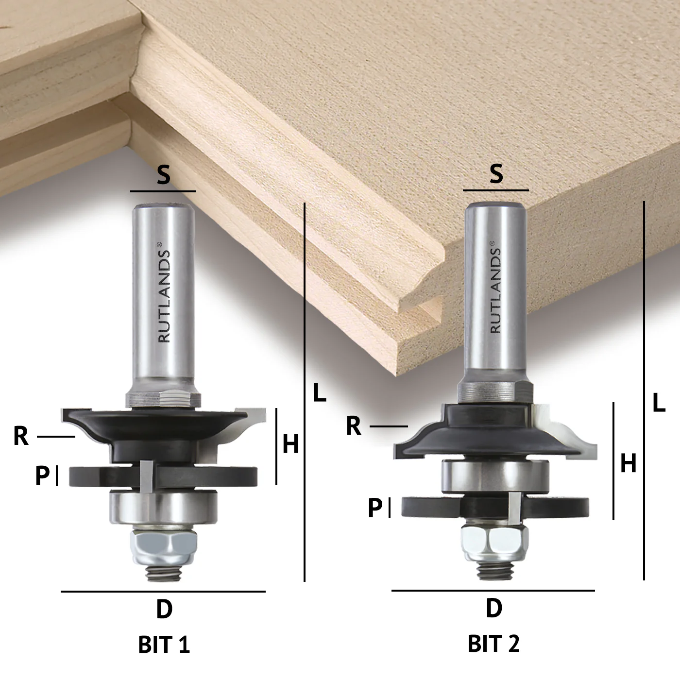 Router Bit Set - Raised Panel Door - Ogee - Image 4