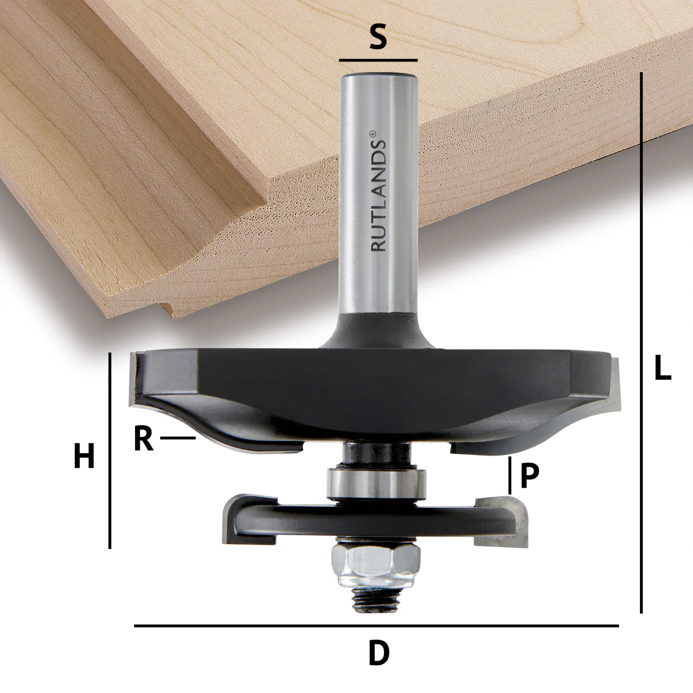 Router Bit Set - Raised Panel Door with Backcutter - Ogee - Image 5