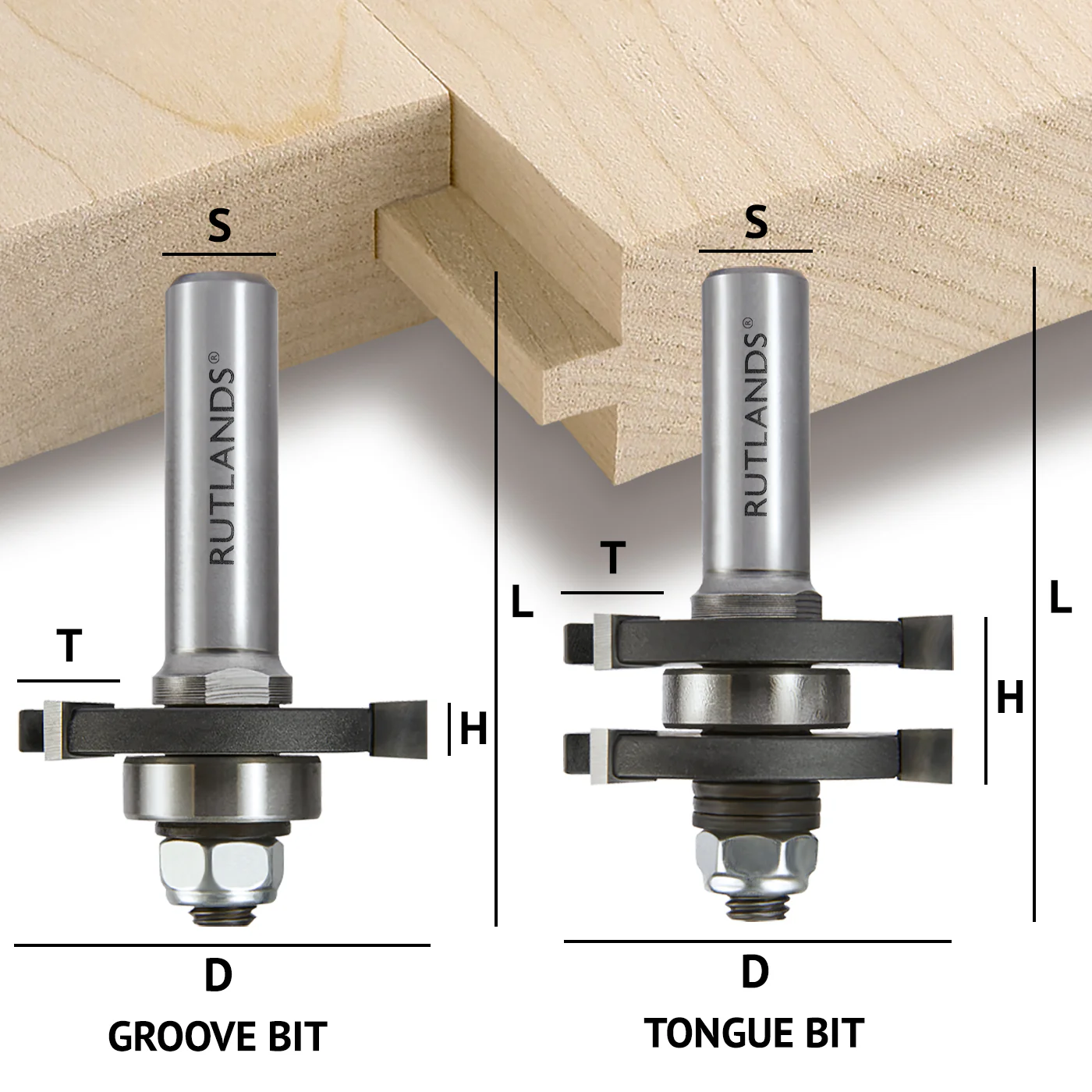 Router Bit Set - Tongue & Groove - Image 3