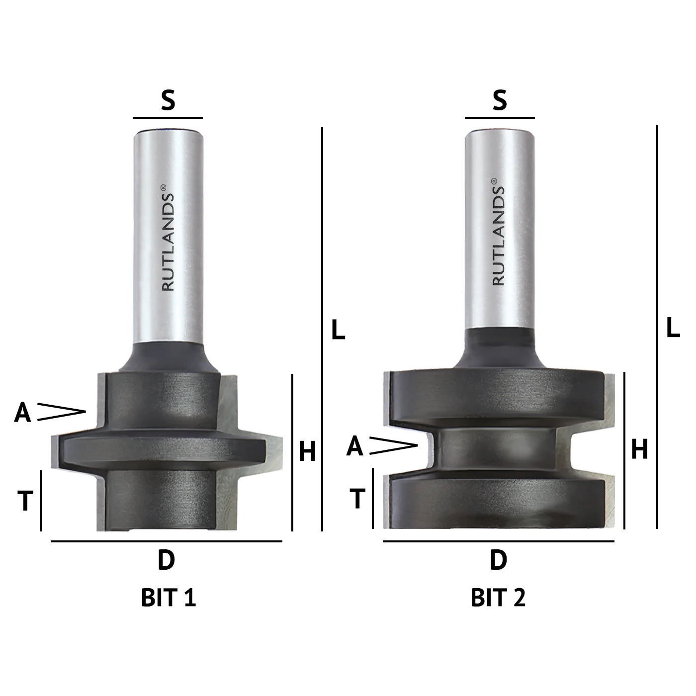 Router Bit Set - Tongue & Groove Wedge - Image 4
