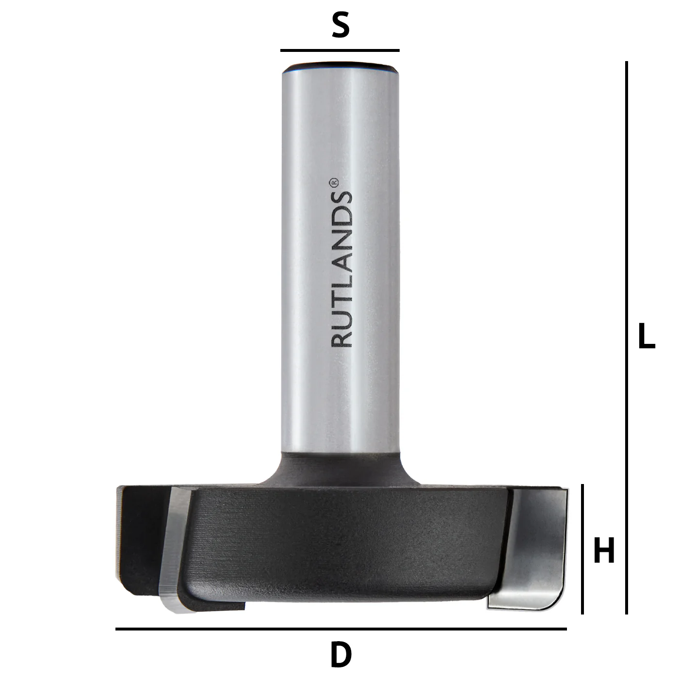 Router Bit - Surface Trim 3 Flute - D=50mm H=13mm L=58mm S=1/2" - Image 3