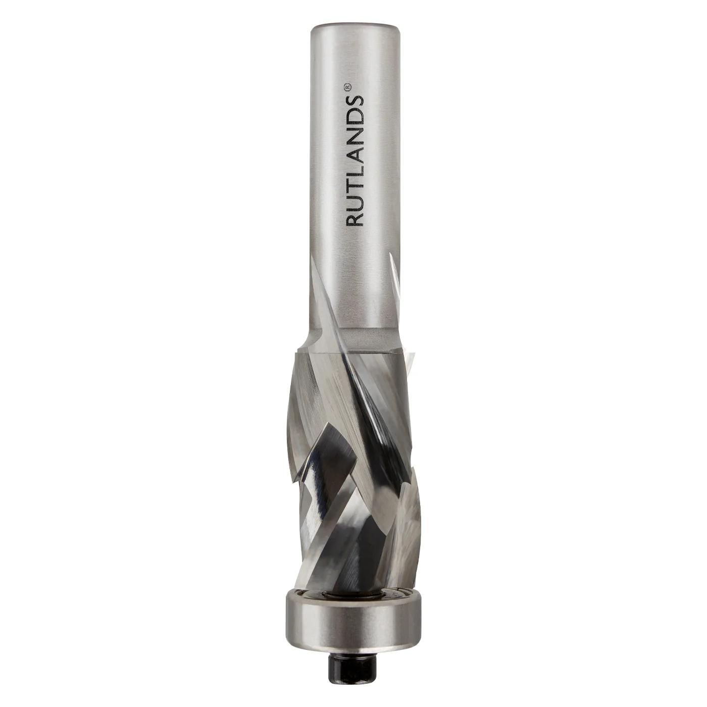 Solid Carbide Router Bit - Spiral Compression Bottom Bearing - D=19mm H1=16mm H2=16mm L=78mm S=1/2" - Image 4