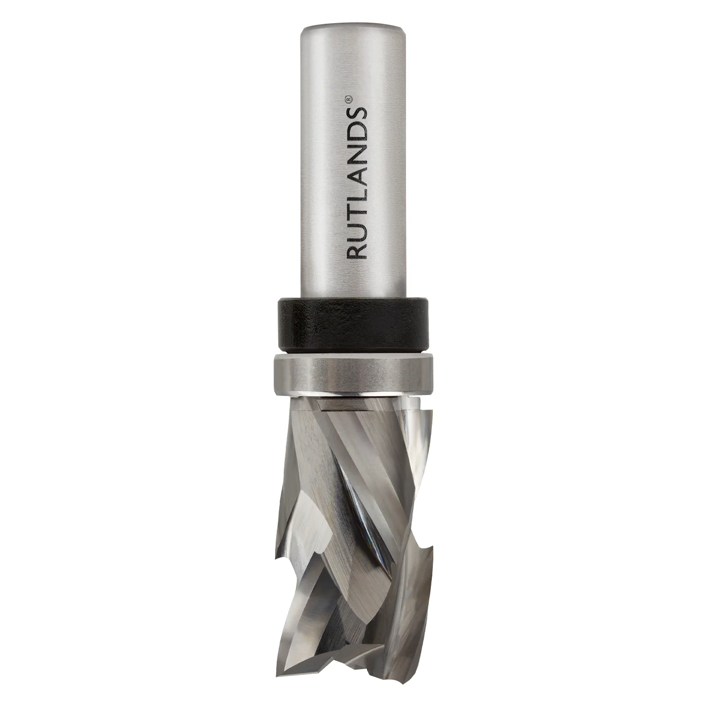 Solid Carbide Router Bit - Spiral Compression Top Bearing - D=19mm H1=16mm H2=16mm L=92mm S=1/2" - Image 4