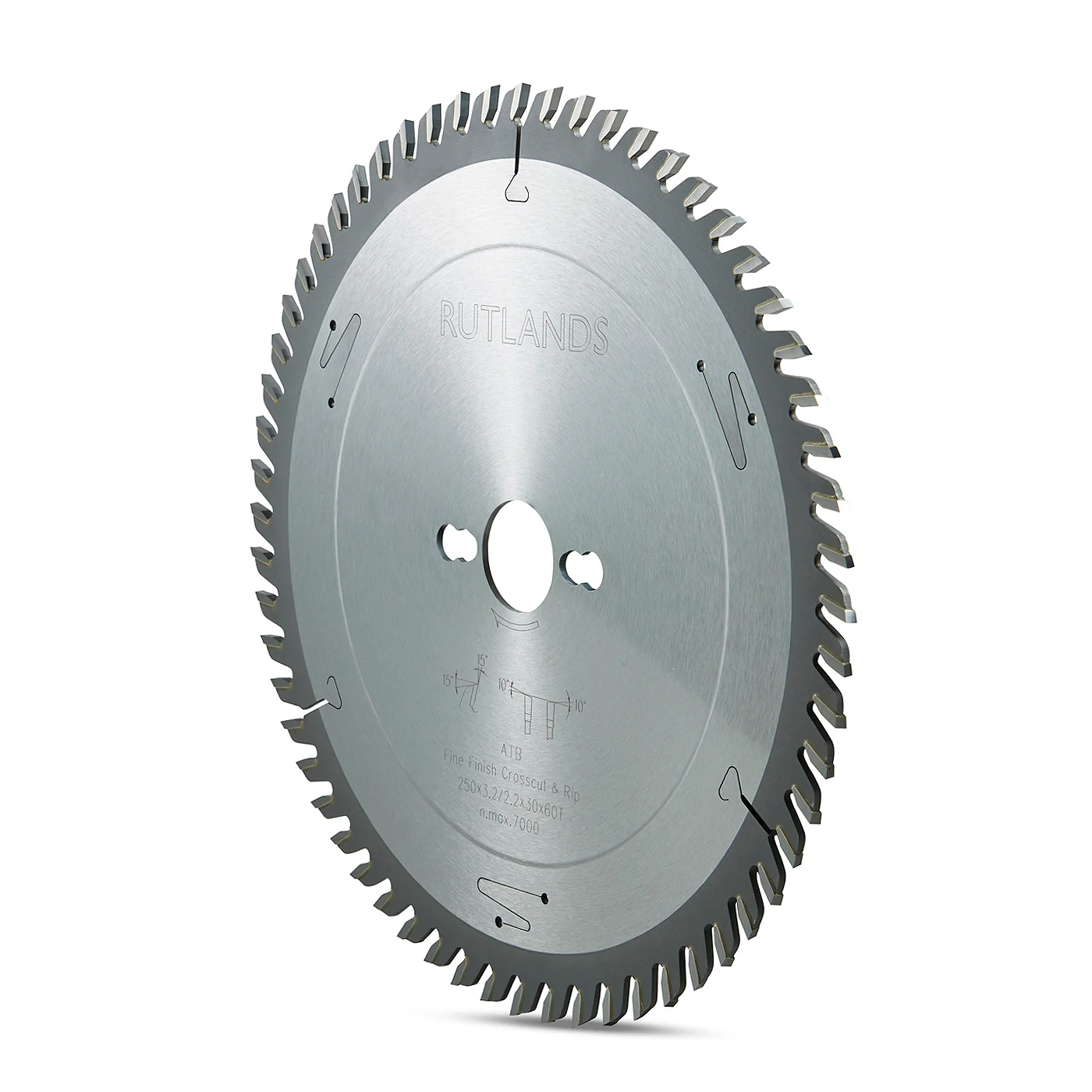 Table Saw Blade - Fine Finish - 250mm x 60T x 30mm - Image 3
